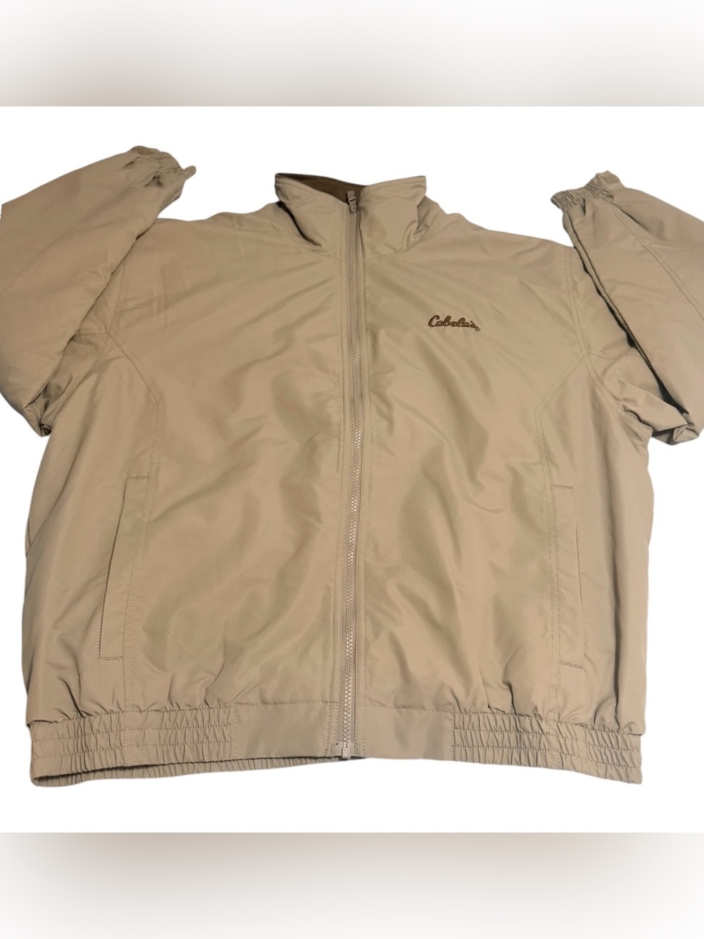 Cabela's Men's Windbreaker Jacket in Tan
